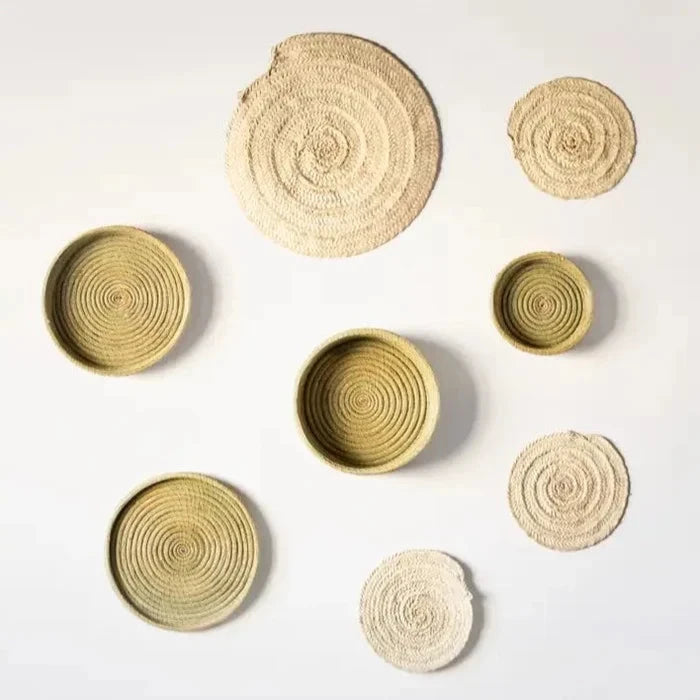 天然 Halfa 編織籃