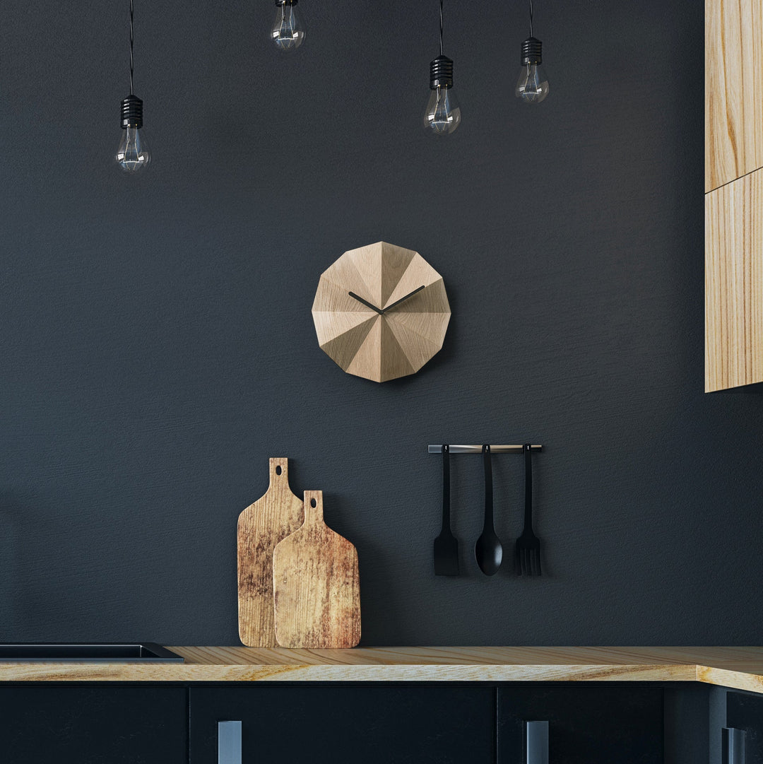 Delta Clock - 橡木