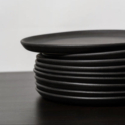 Edan 炻器餐盤｜ø23.5 cm - 霧面黑